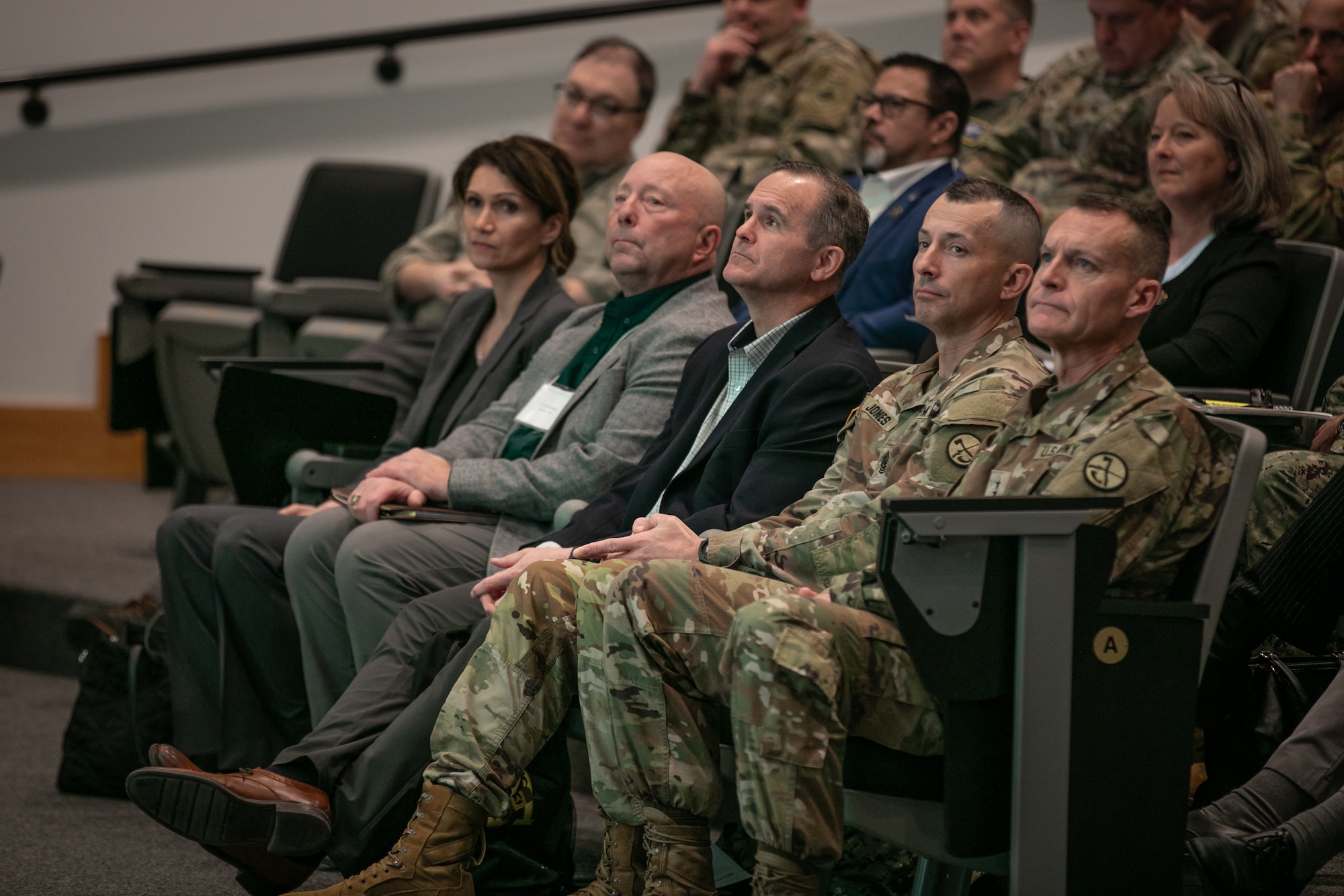 group of people in auditorium