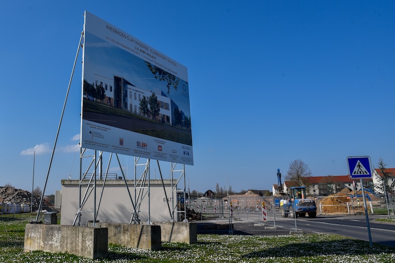 sign in front of construction zone