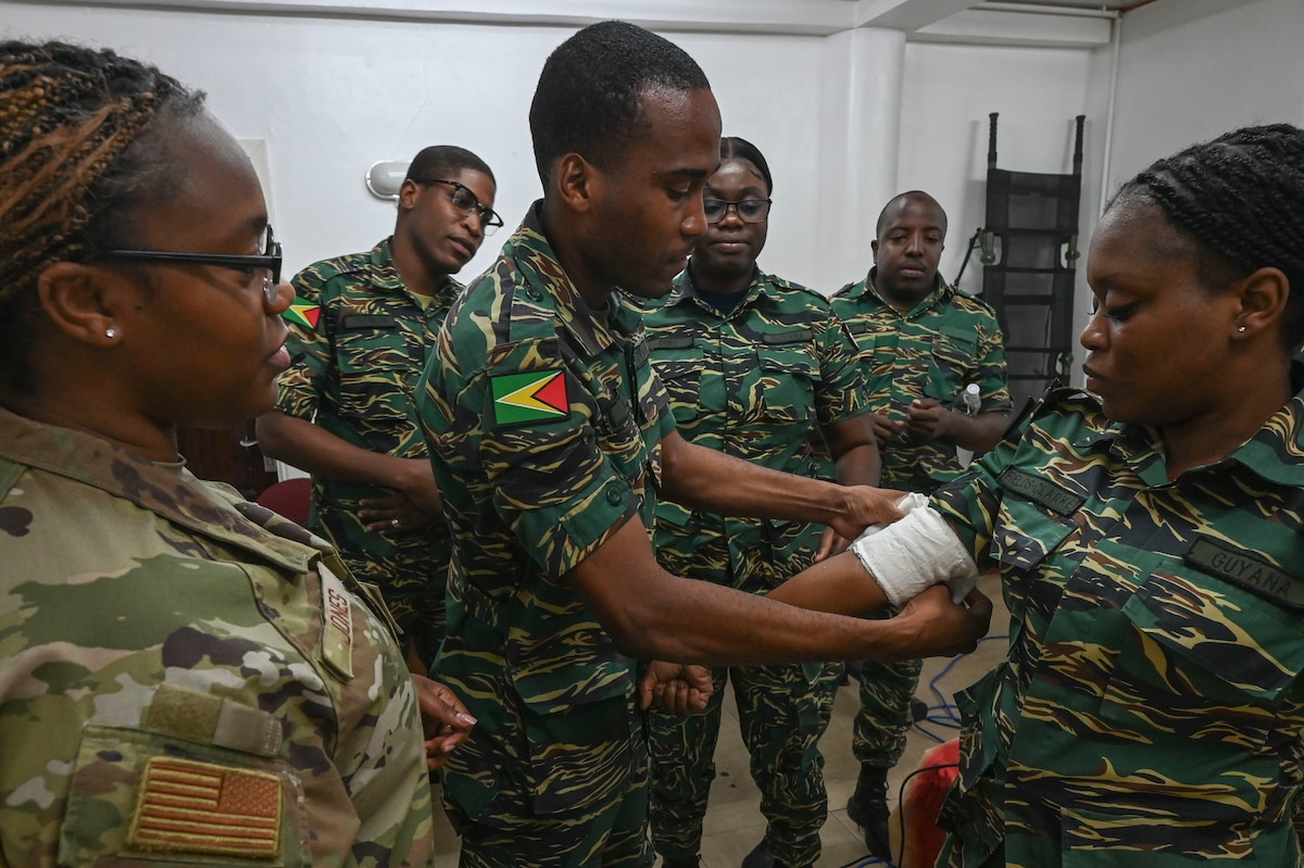 Image of medics training.