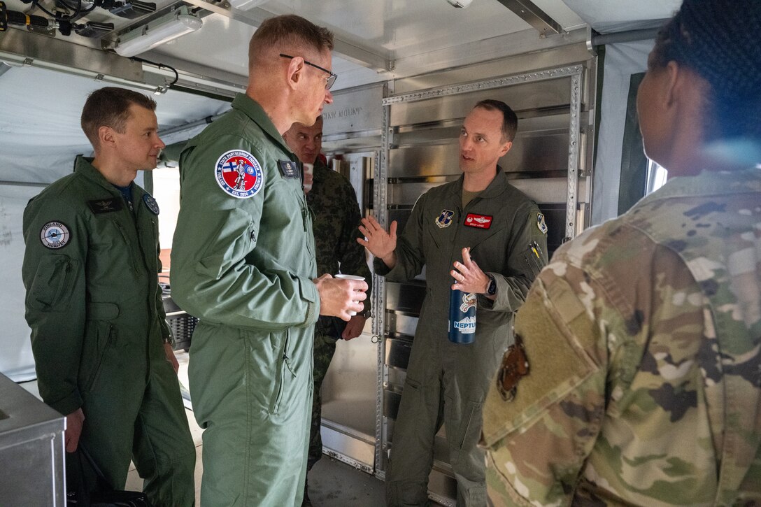 Finnish Air Force commander tours 192nd Wing, meets Virginia National Guard leaders
