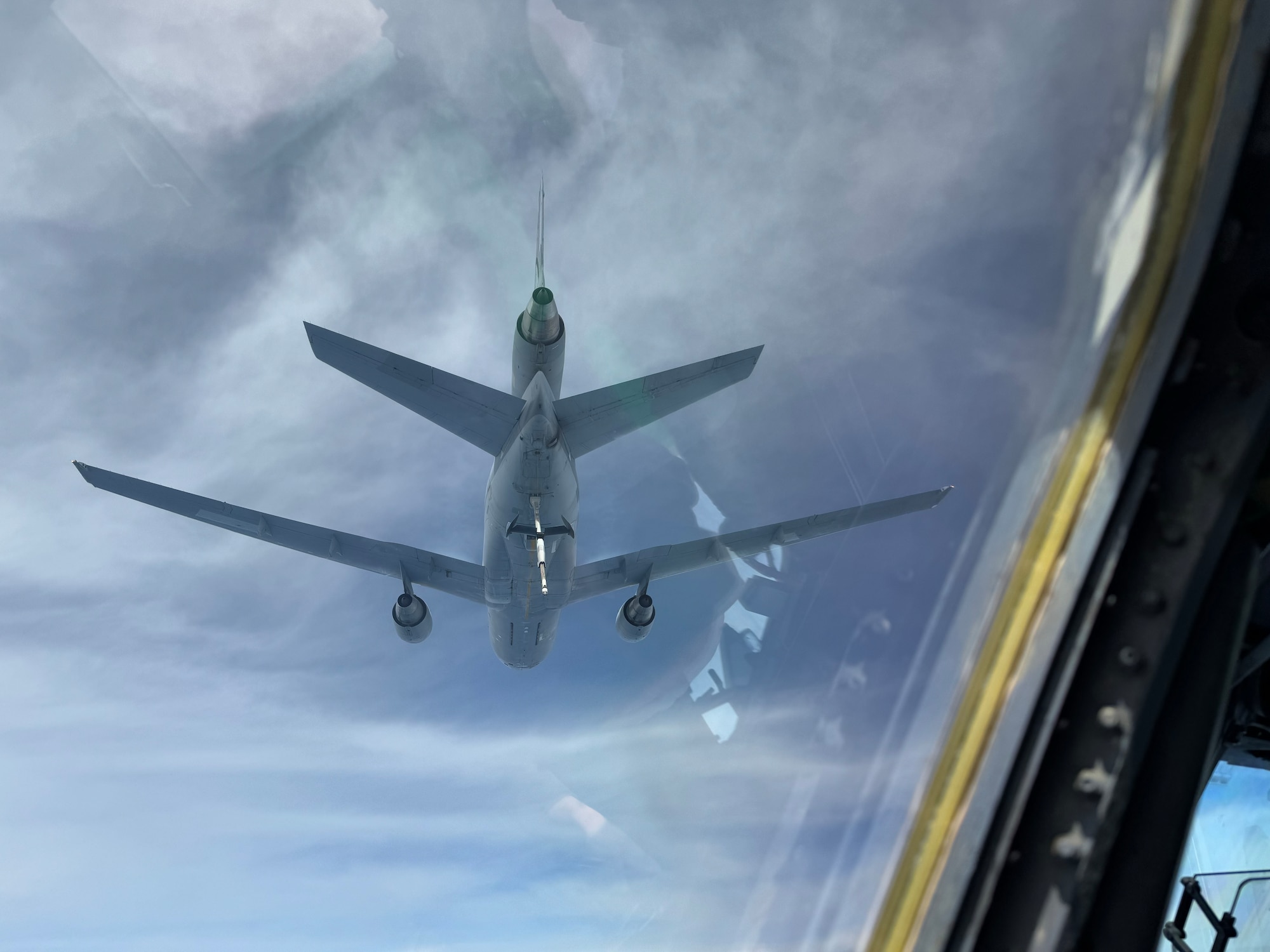 In a historic first for Air Mobility Command, U.S. Air Force Airmen with the 62d Operations Support Squadron and 8th Airlift Squadron conducted a C-17 Globemaster III training flight to execute aerial refueling with a commercial KDC-10B on April 10, 2025. The mission leveraged a Pacific Air Forces contract for refueling support in the region.