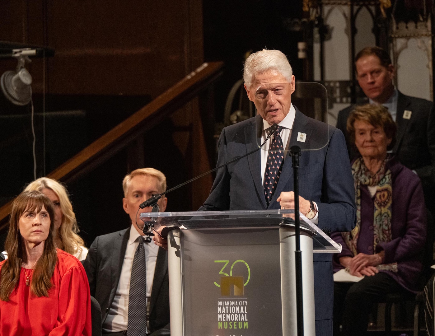 DCSA Deputy Director Daniel Lecce and Central Region leadership meet for the Oklahoma City bombing Memorial service in Oklahoma City, April 19th, 2025.