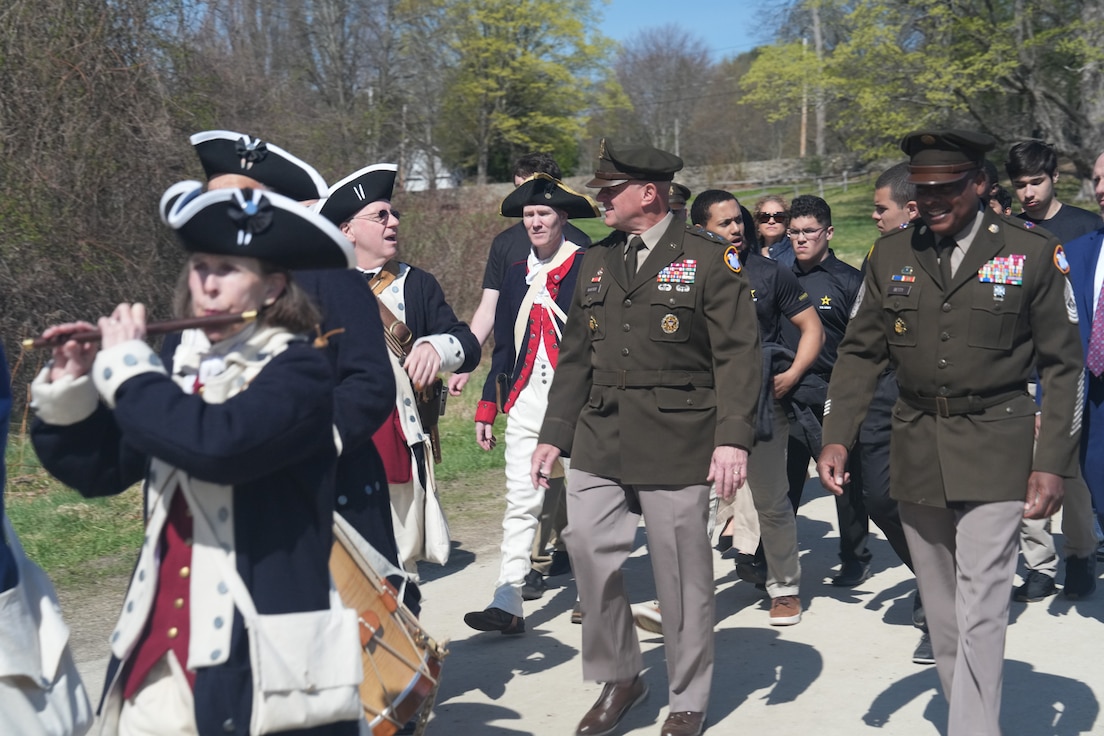 U.S. Army Reserve celebrates 117th birthday at historic birthplace of the American Revolution