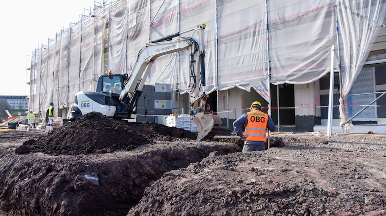 Construction on building