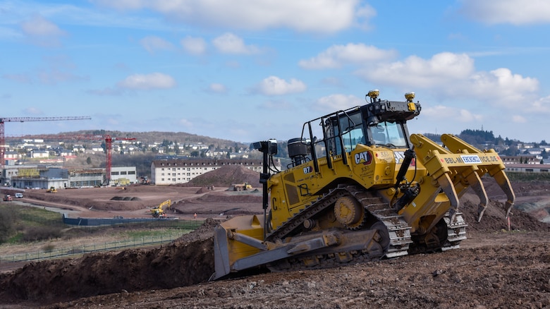 Bulldozer working