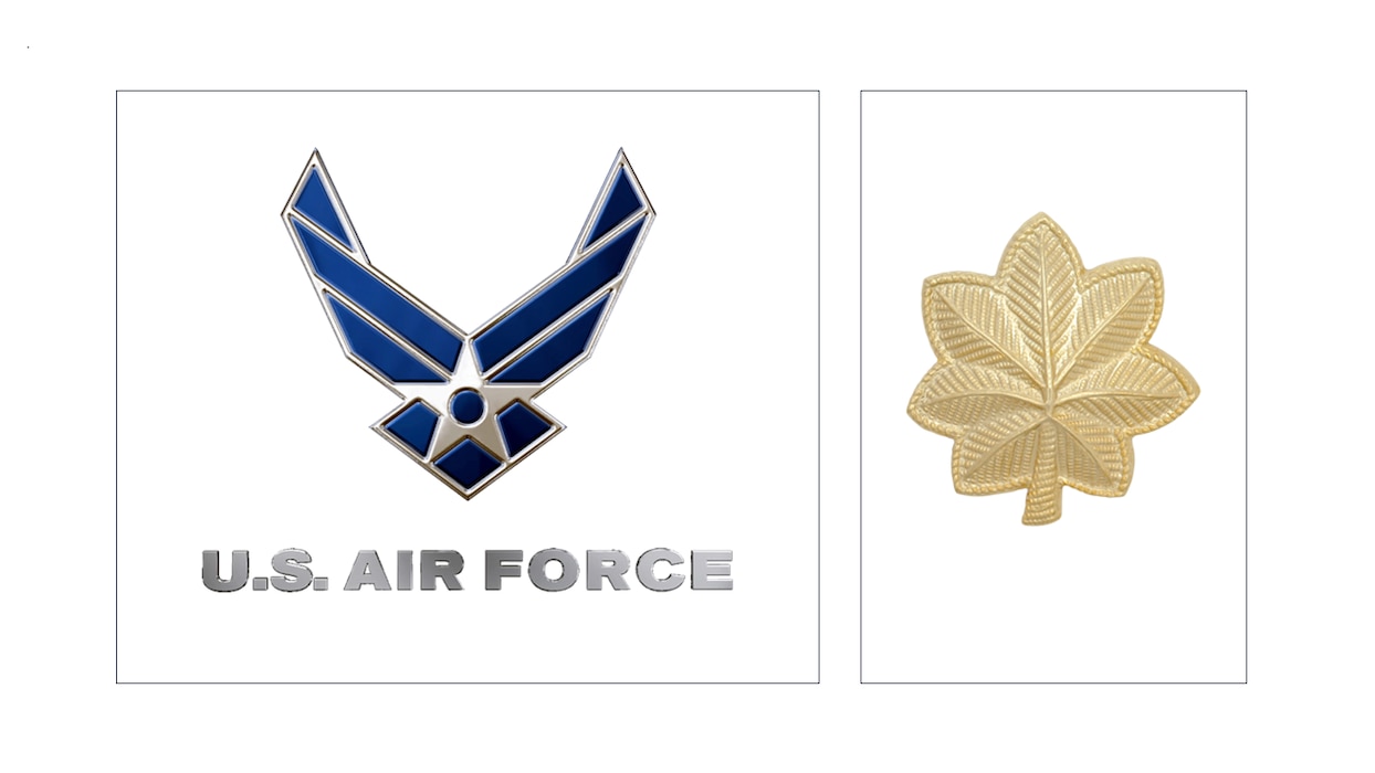 U.S. Air Force Logo with Major rank insignia