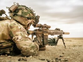 173rd Airborne Brigade trains with US, Tunisian sniper rifles