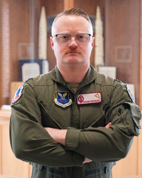 U.S. Air Force Capt. Shane Knowles poses for a photo.