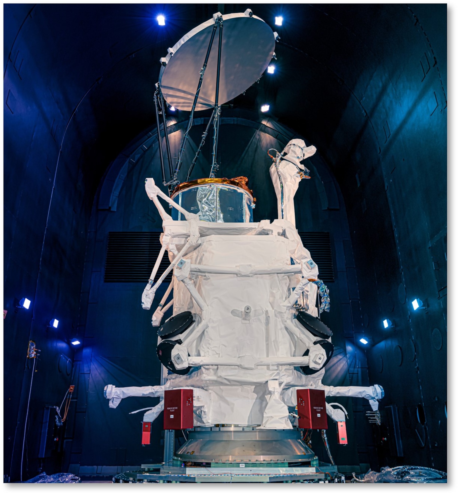 The ML-1A Weather System Follow-on – Microwave (WSF-M) satellite was formally accepted by Space Operations Command (SpOC) today marking a major success for the next generation of modernized, space-based environmental monitoring (SBEM) systems.