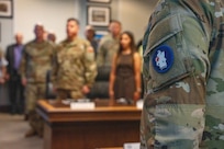 U.S. Army South (USARSOUTH) ceremonially welcomes Chilean army Maj. Gen. Eduardo Valdivia