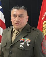 First Sergeant Jose T. Montoya, Unit Senior Enlisted Leader, Headquarters Battery, 2nd Battalion, 14th Marine Regiment