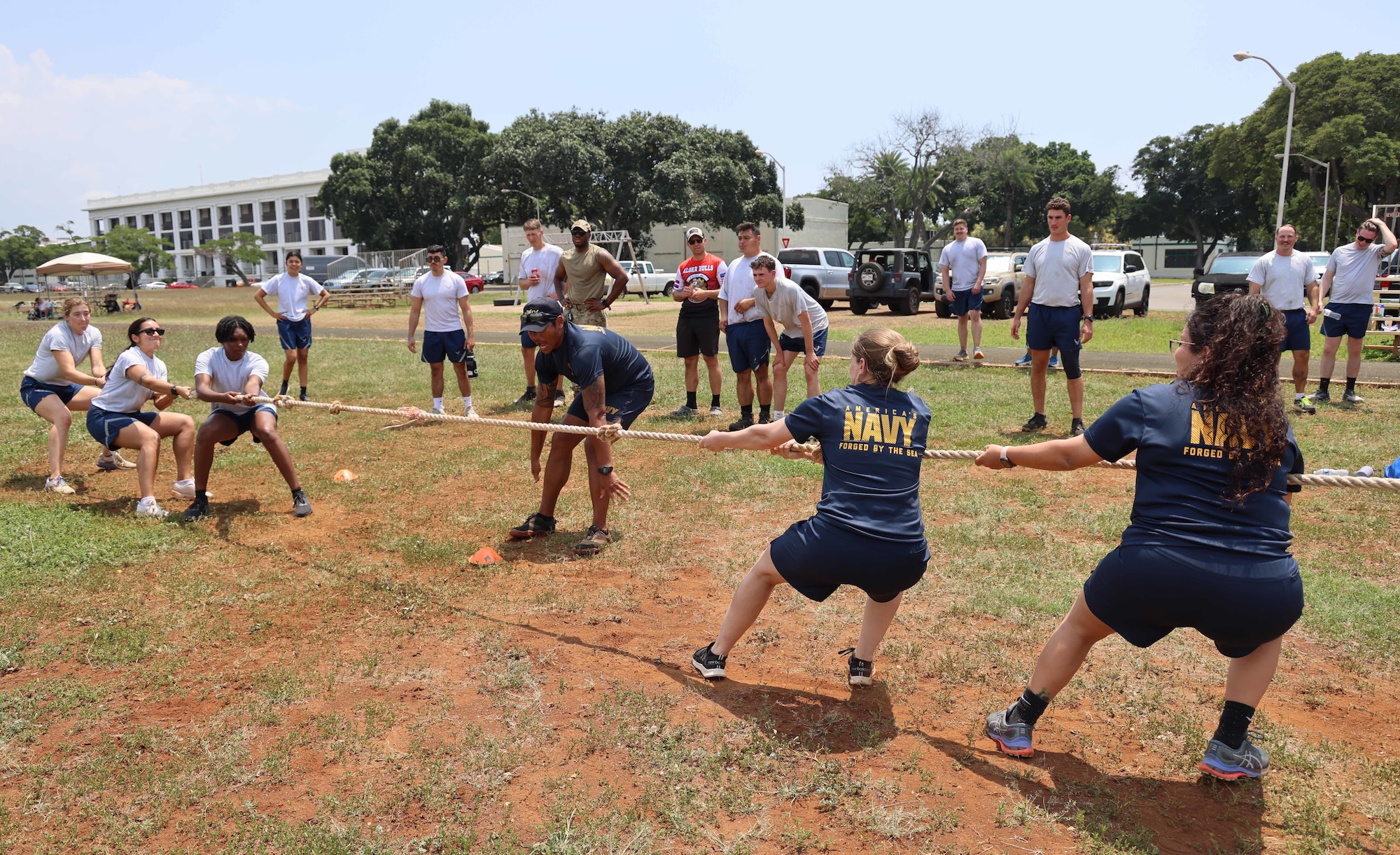 Sailors and Airmen participate in 2025 Hawaii Seabee Olympics