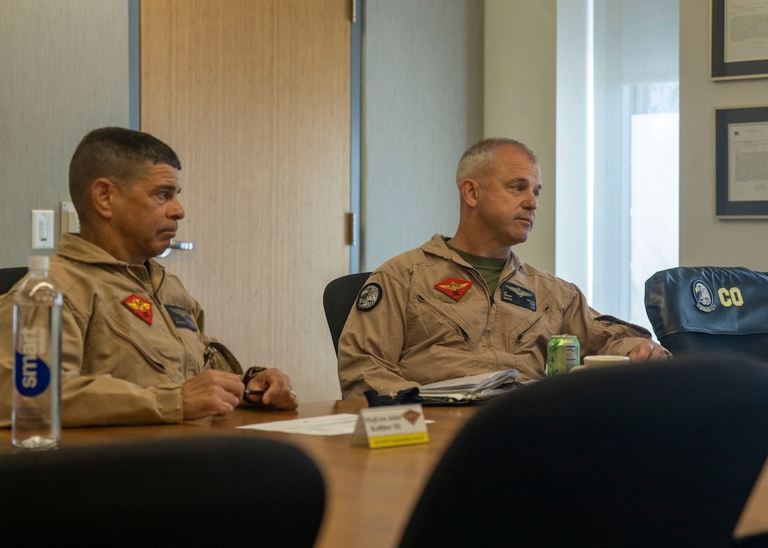 WTI 2-25: Commanding Generals of 1st, 2nd, 3rd, and 4th MAW visit MAWTS-1