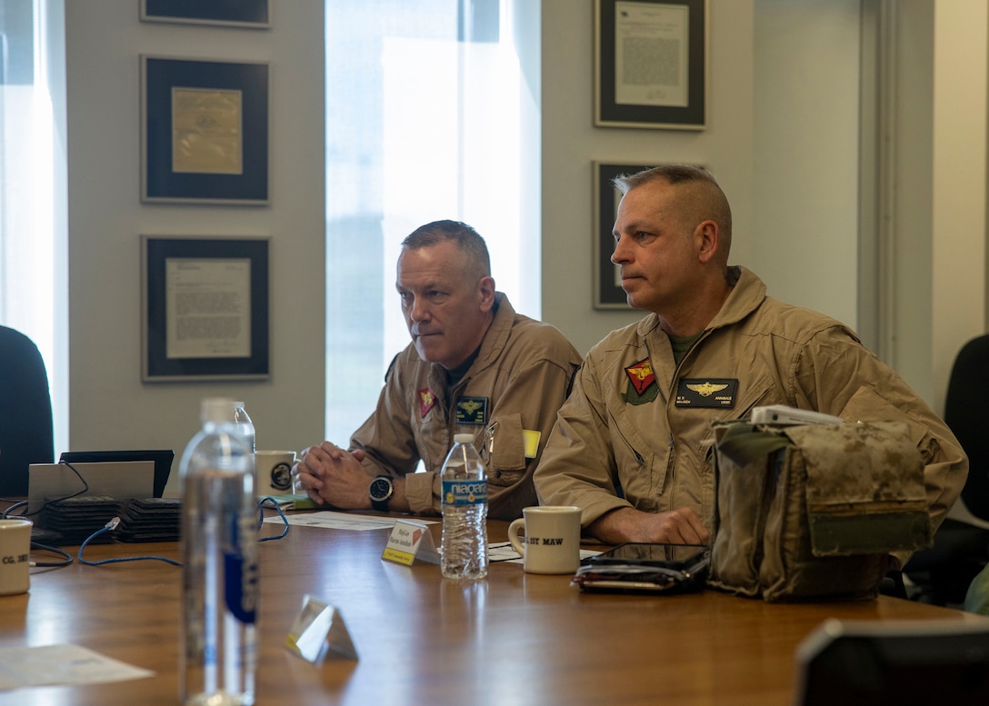 WTI 2-25: Commanding Generals of 1st, 2nd, 3rd, and 4th MAW visit MAWTS-1