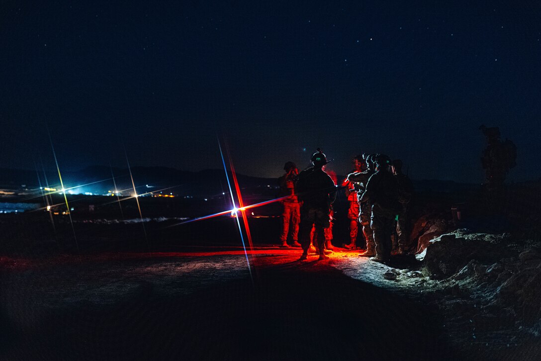 Combat engineers conduct night tactical breach exercise at African Lion 25
