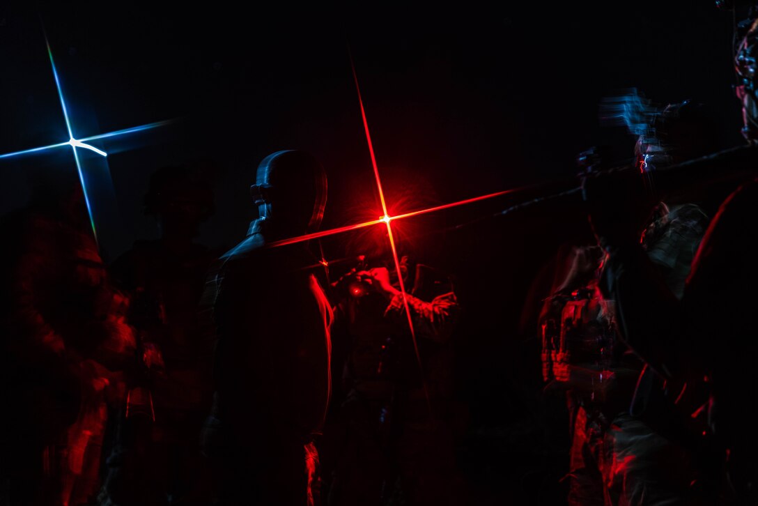 Combat engineers conduct night tactical breach exercise at African Lion 25