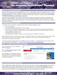 8(a) Business Development Program flyer provides information on what the program is, qualifications, how to apply, and certification.