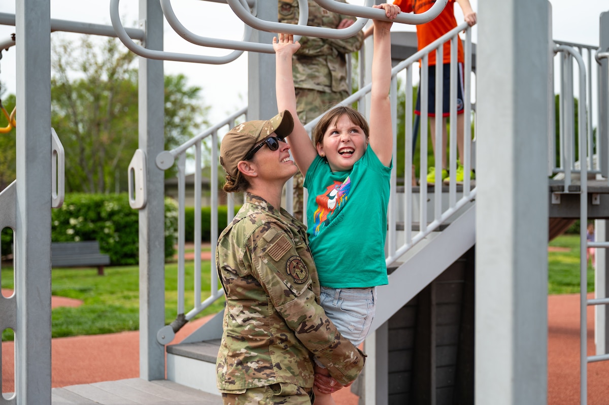 Stock family at Warrior Park Playground on Scott