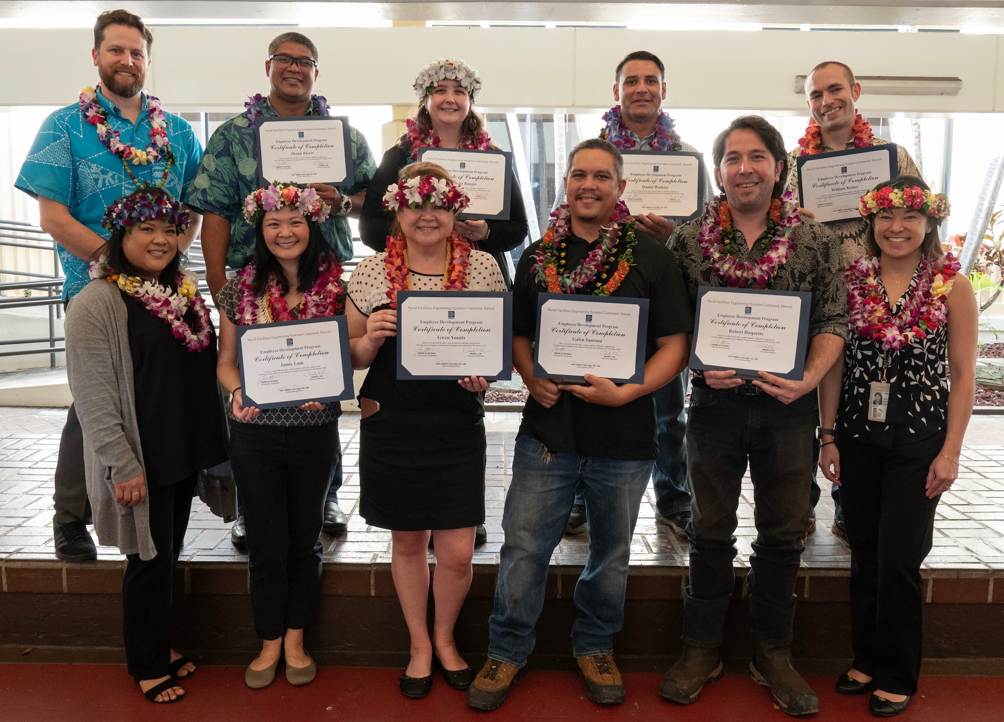 NAVFAC Hawaii Development Program Graduation Ceremony