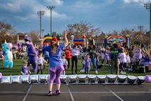 Participants dance.