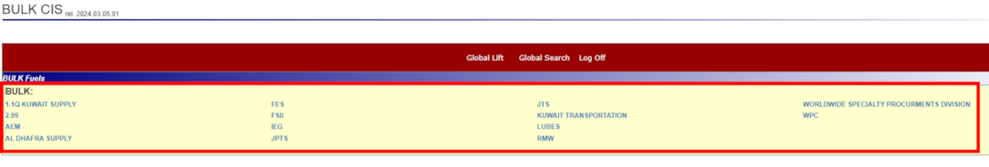 DLA Energy's Contract Information System (CIS) Bulk Petroleum Bulk Fuels Contract Names associated with regions and Suppliers