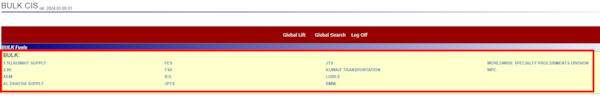 DLA Energy's Contract Information System (CIS) Bulk Petroleum Bulk Fuels Contract Names associated with regions and Suppliers