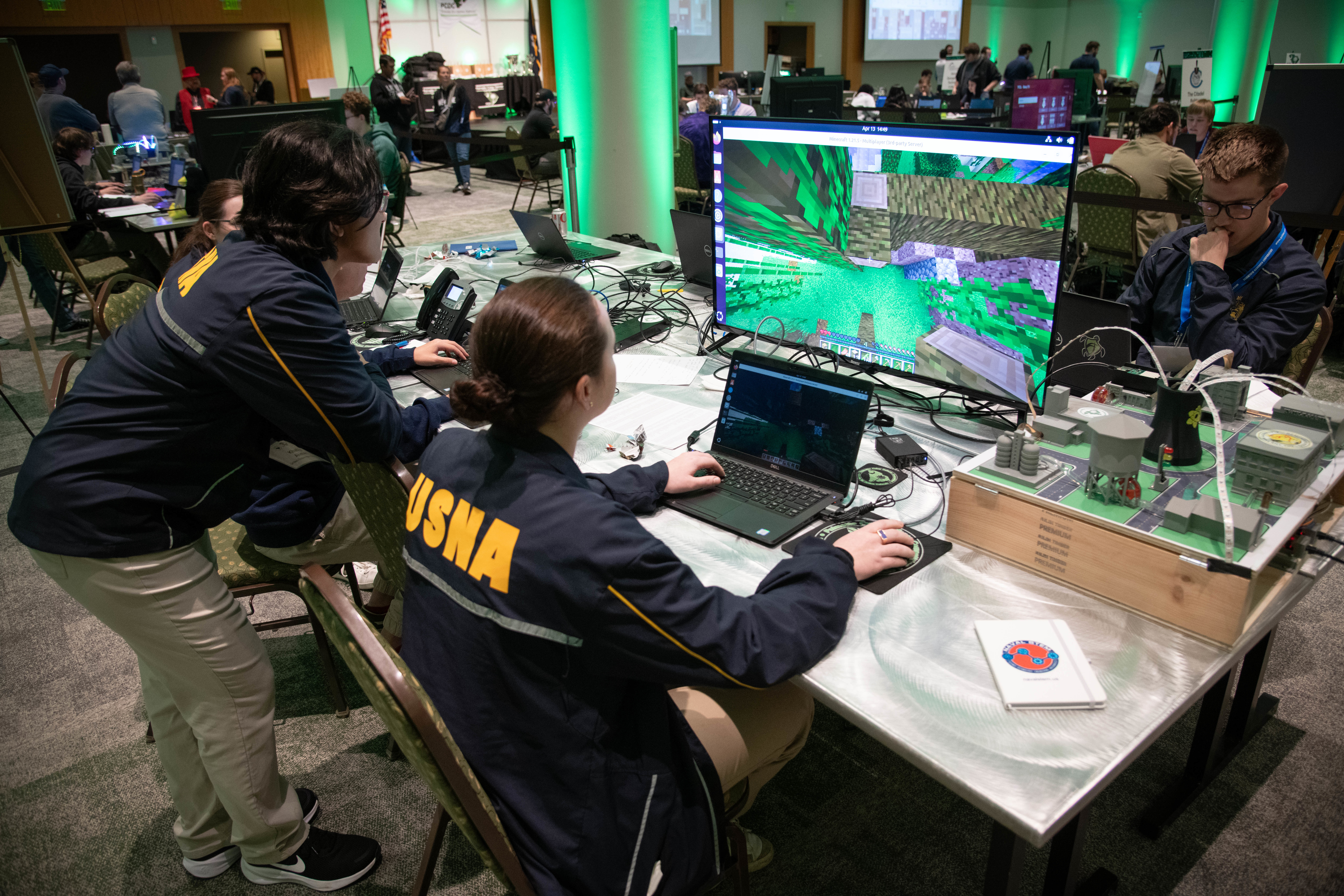 The three-day event featured high school student on Saturday, college students on Sunday and industry professionals on Monday. The goal of PCDC is to facilitate and develop networking and cybersecurity skills through science, technology, engineering and mathematics (STEM).