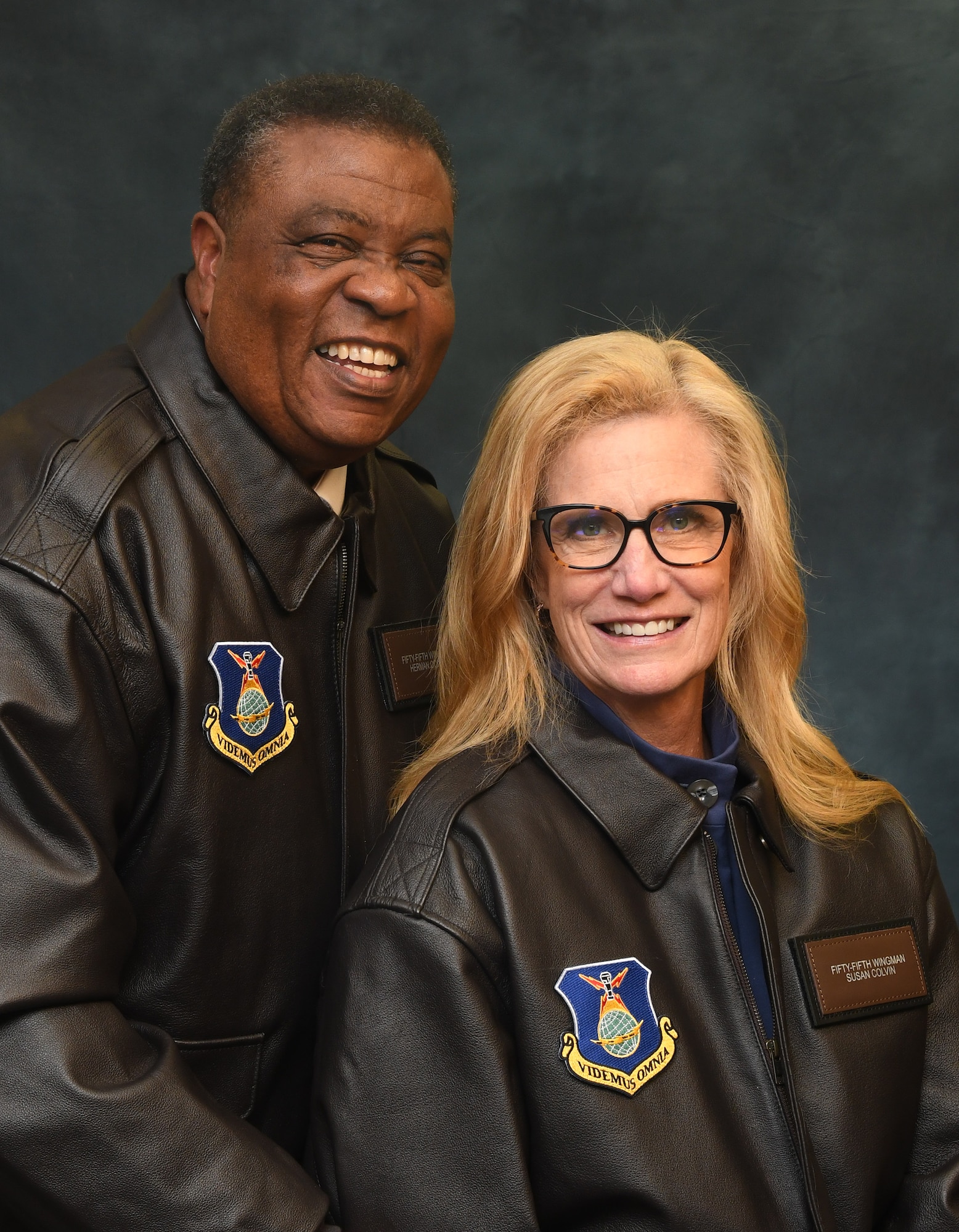 Herman and Susan Colvin posed for a photo
