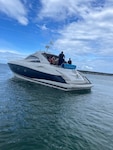 A Coast Guard Maritime Safety and Security Team from Miami and Sector San Juan Marine Investigators terminated an illegal bareboat charter voyage in Fajardo, Puerto Rico, April 26, 2025.
The 55-foot recreational vessel Hibiki was found operating illegally as a bareboat charter, with 12 people onboard, off Puerto del Rey Marina in violation of a previous federal Captain of the Port (COTP) Order issued on January 8, 2025. (U.S. Coast Guard photo)