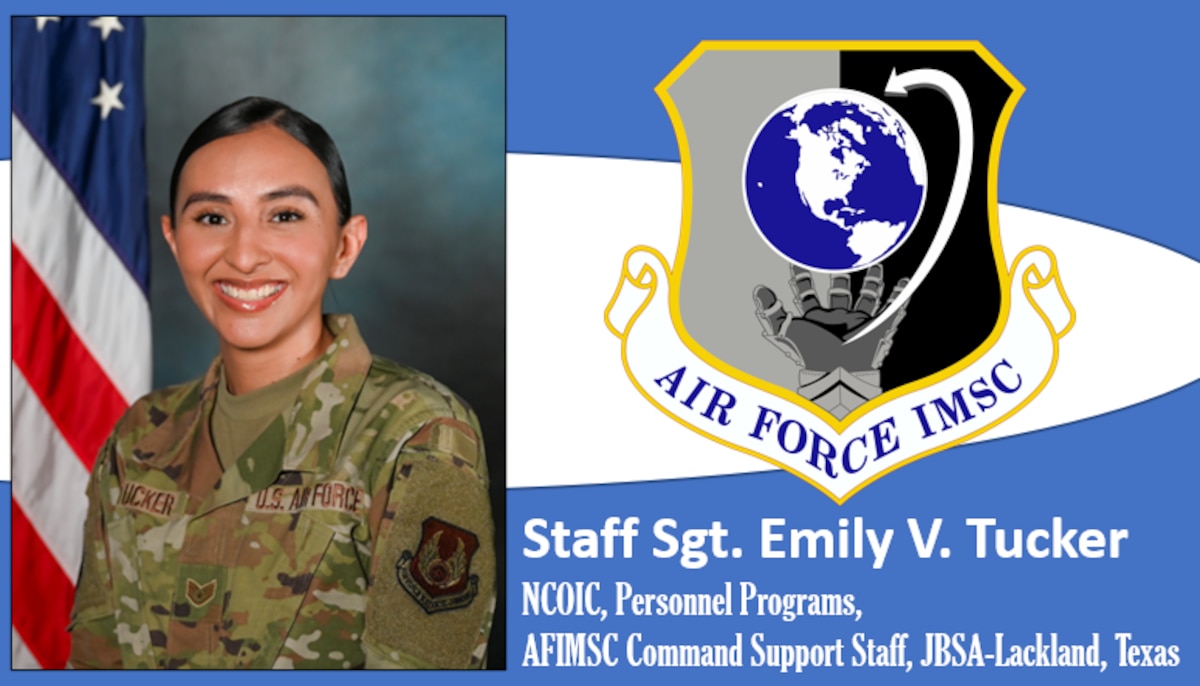 AFIMSC Mission Monday graphic with official photo and AFIMSC shield added