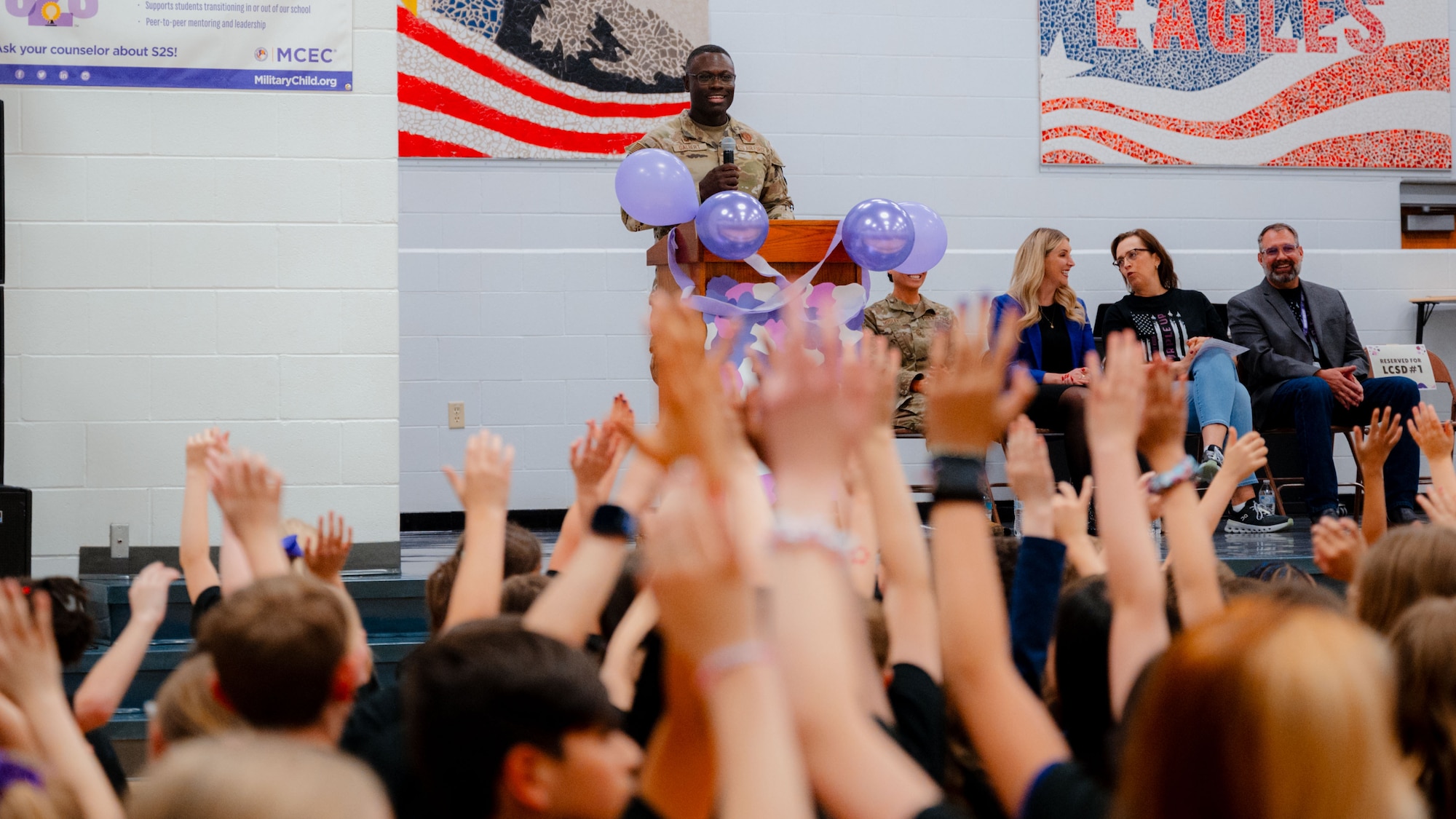 The Month of the Military Child is observed annually in April to recognize and honor the contributions, resilience, and unique challenges faced by military-connected youths. (U.S. Air Force photo by Airman Nicholas Rowe)