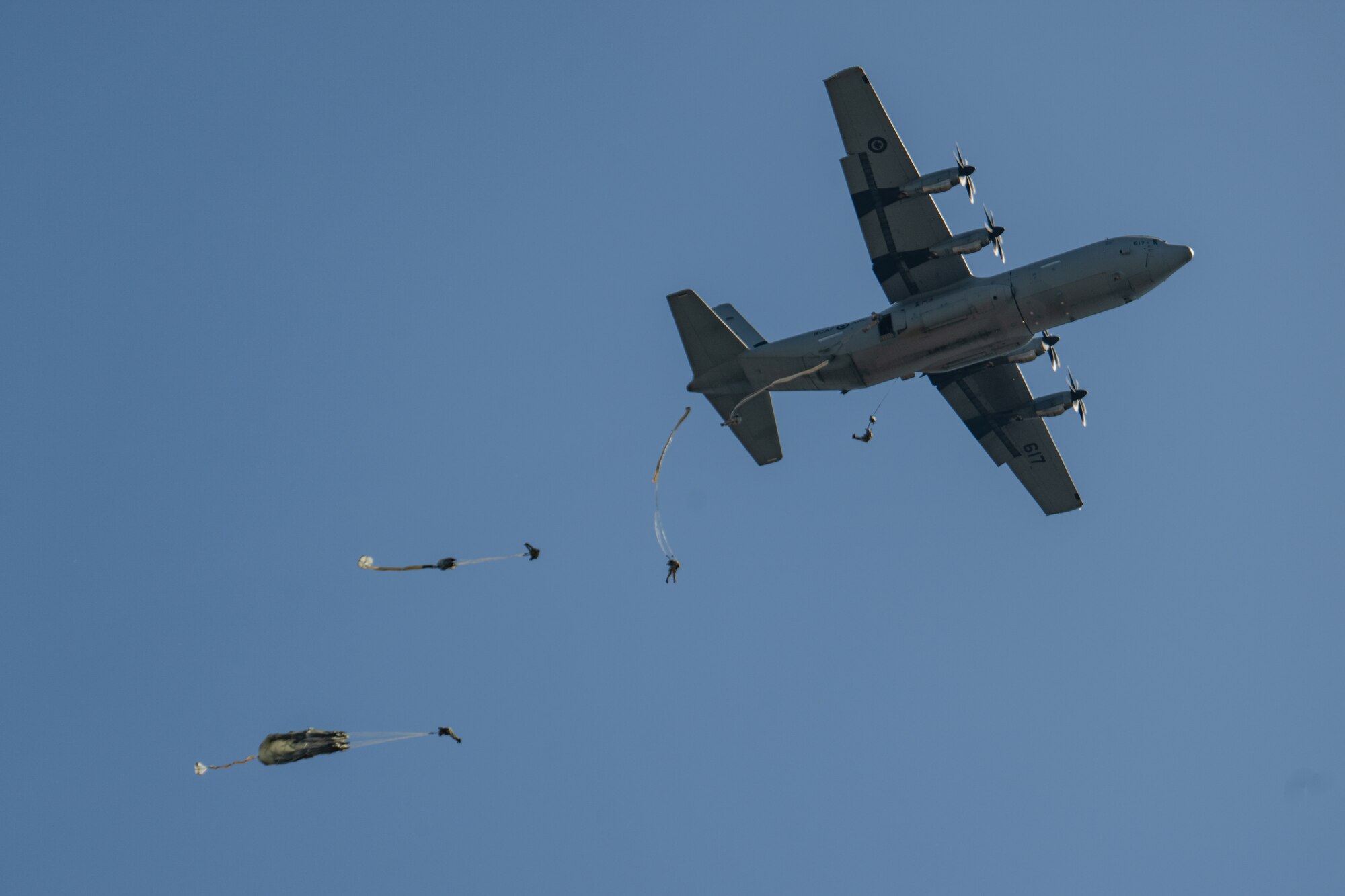 The units executed mass tactical static line jumps.