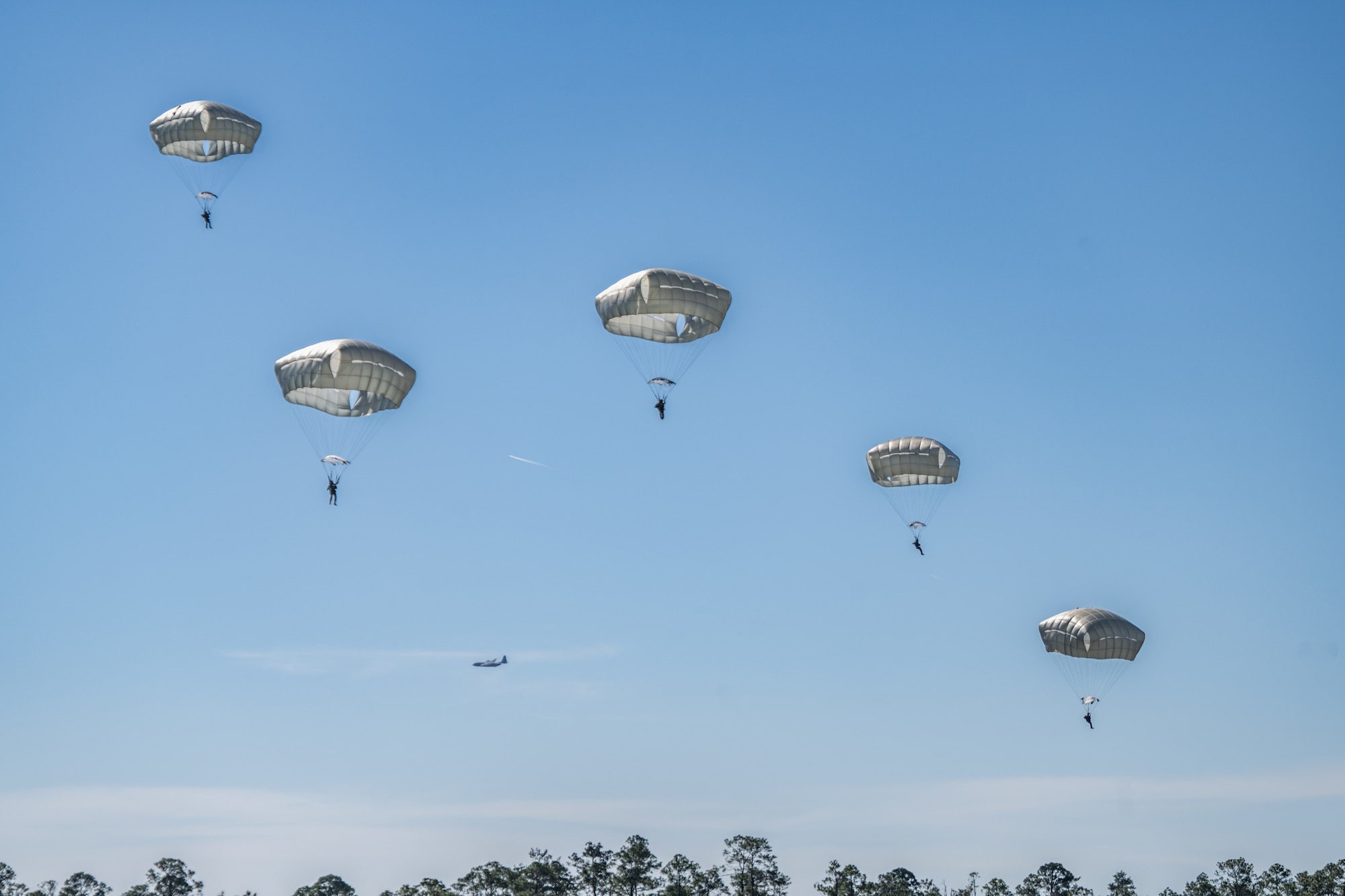 The units executed mass tactical static line jumps.