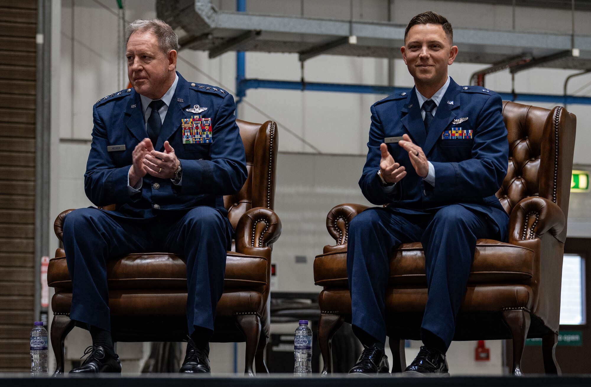 Setrin received a Distinguished Flying Cross for his actions during a high-risk aerial mission.