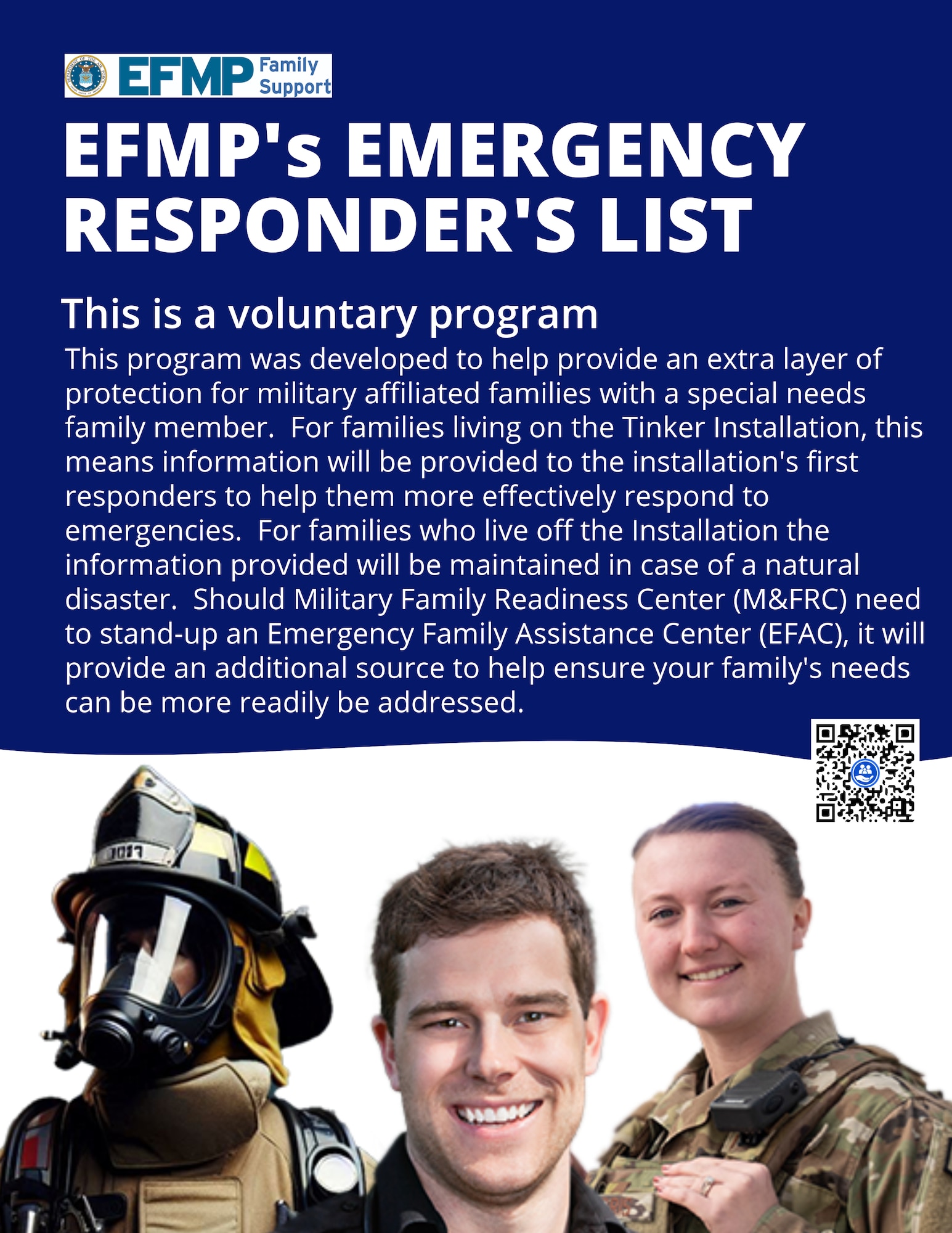 EFMP Emergency Responder List Flyer