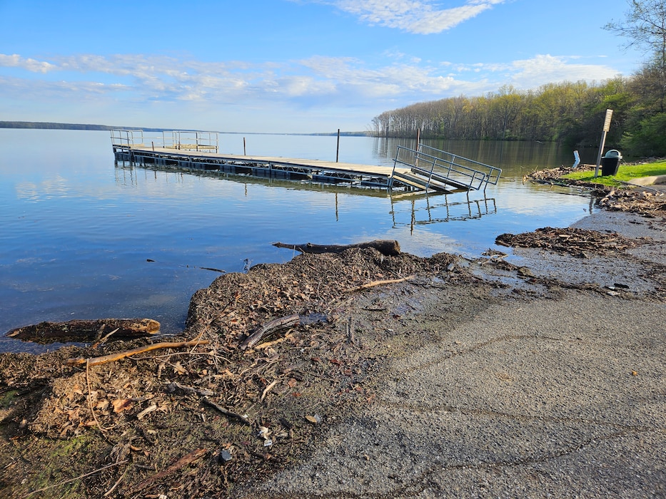 A sudden burst of rain stalled over Trumbull County over the weekend, dropping more than two inches in less than 24 hours, raising the water levels at Mosquito Creek Lake to a historic high on April 27, 2025.
