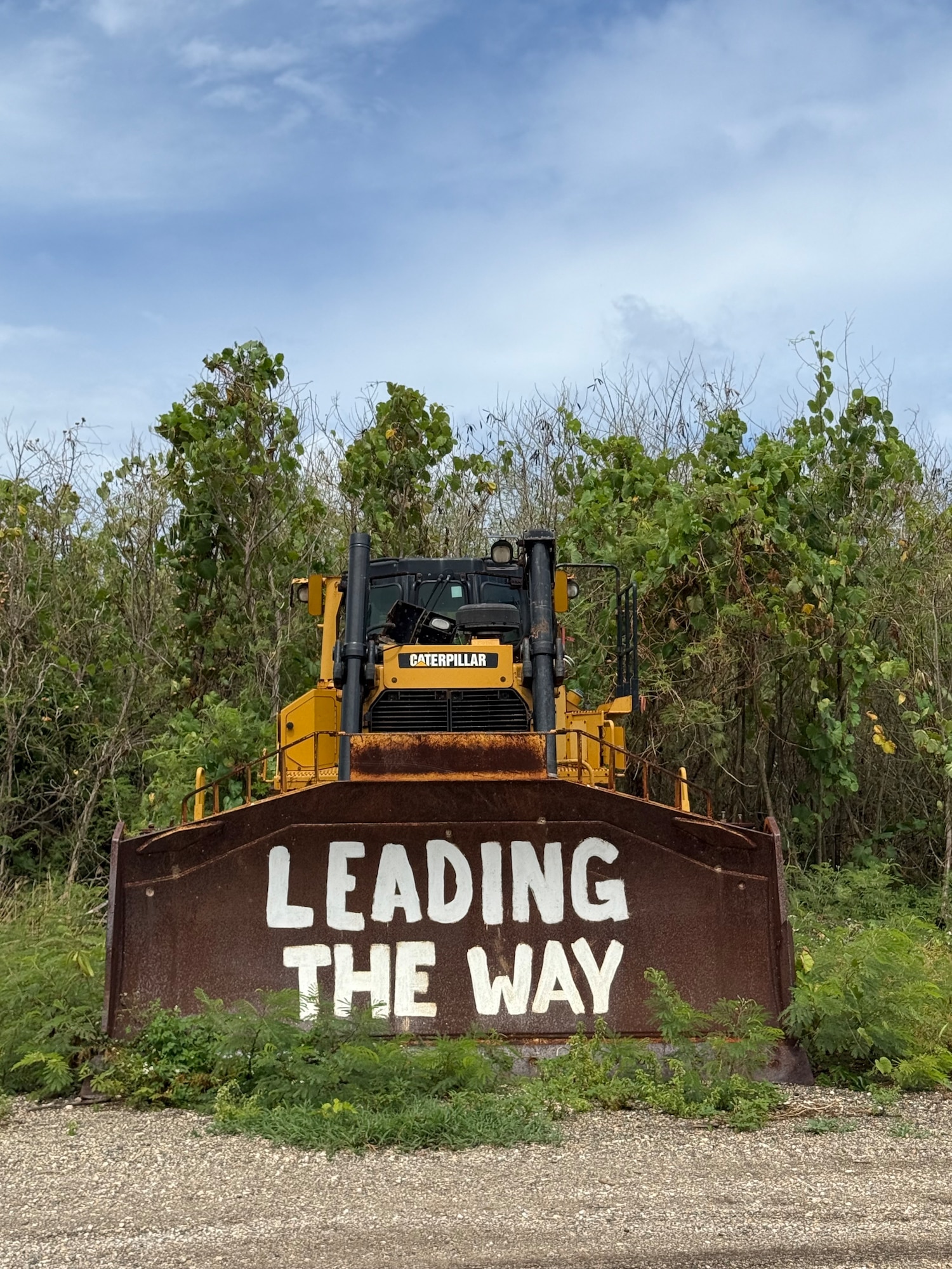 The 513th Expeditionary Rapid Engineer Deployable Heavy Operations Repair Squadron Engineers Squadron, rotation 25.2, is currently forward deployed to Tinian for the rehabilitation of the historical airfield. (U.S. Air Force photo by Airman 1st Class Natasha Ninete).