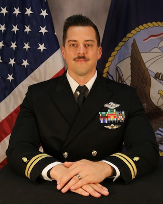 Lt. Nickolas Lamal of Navy Medicine Readiness and Training Command (NMRTC) Lemoore, California, was selected as Navy Medicine’s fiscal year 2024 Junior Environmental Health Officer of the Year.  (DOD photo by Elaine Heirigs, public affairs specialist/released)