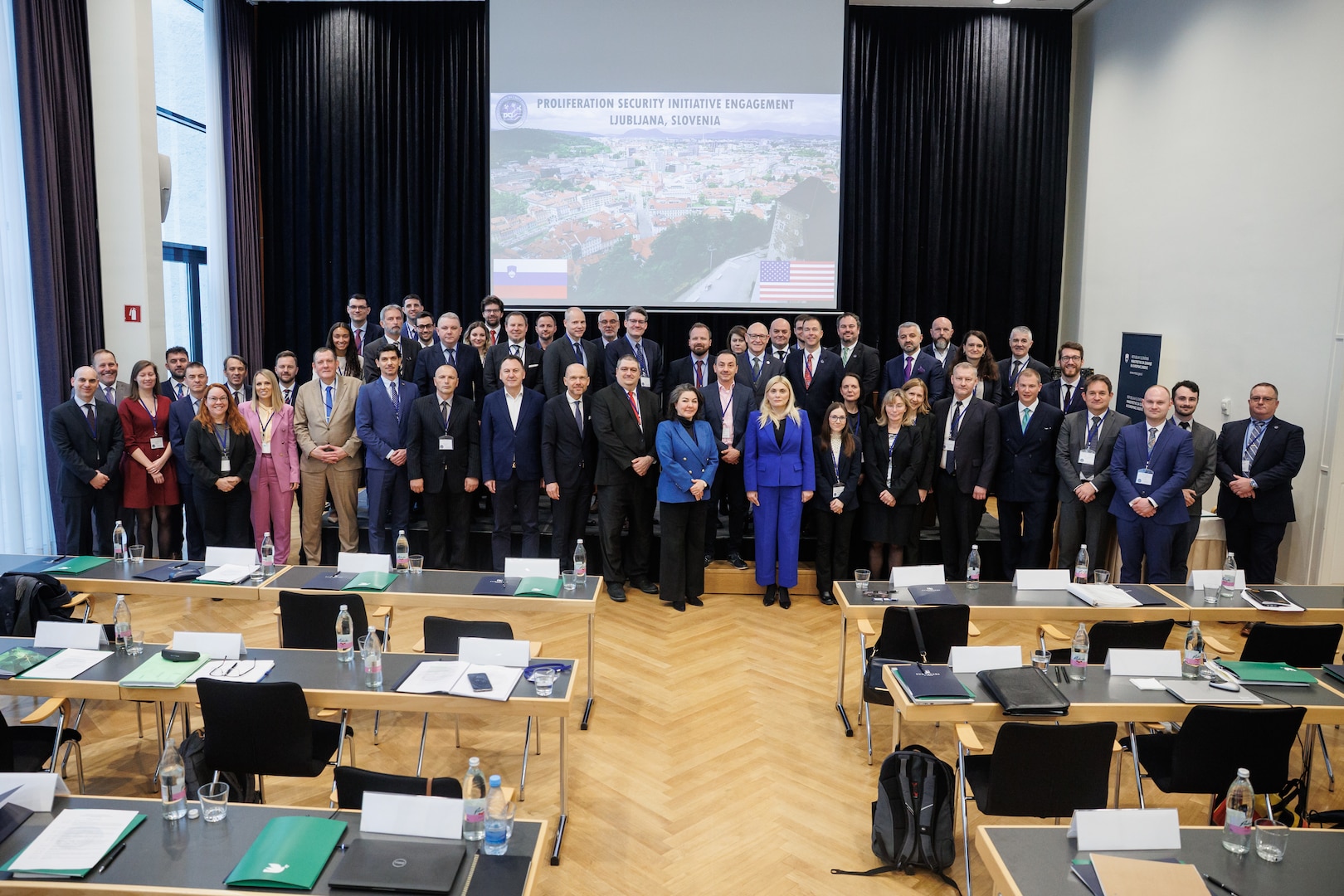 Group photo at the Proliferation Security Initiative (PSI) Balkans Regional Engagement in Ljubljana, Slovenia.