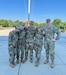 Staff Sgt Austin Richards with Soldiers at Walter Reed National Military Medical Center