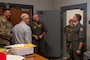 U.S. Air Force Col. Michael Maginness, 2nd Bomb Wing commander, and Col. David Anderson, 159th Fighter Wing commander, tour the National Guard facilities at Chennault International Airport in Lake Charles, La., April 29, 2025. Leadership from the 2nd Bomb Wing and 159th Fighter Wing worked together to assess the possibility of future use of the National Guard facilities at Chennault. (U.S. Air Force photo by Senior Airman Seth Watson)