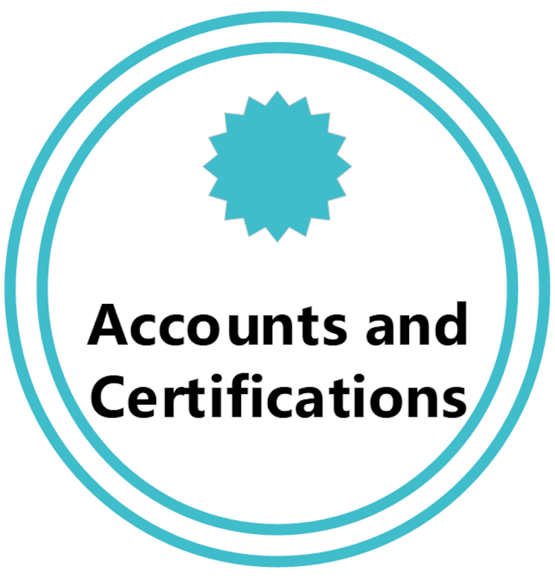 Certification Stamp over Accounts and Certifications