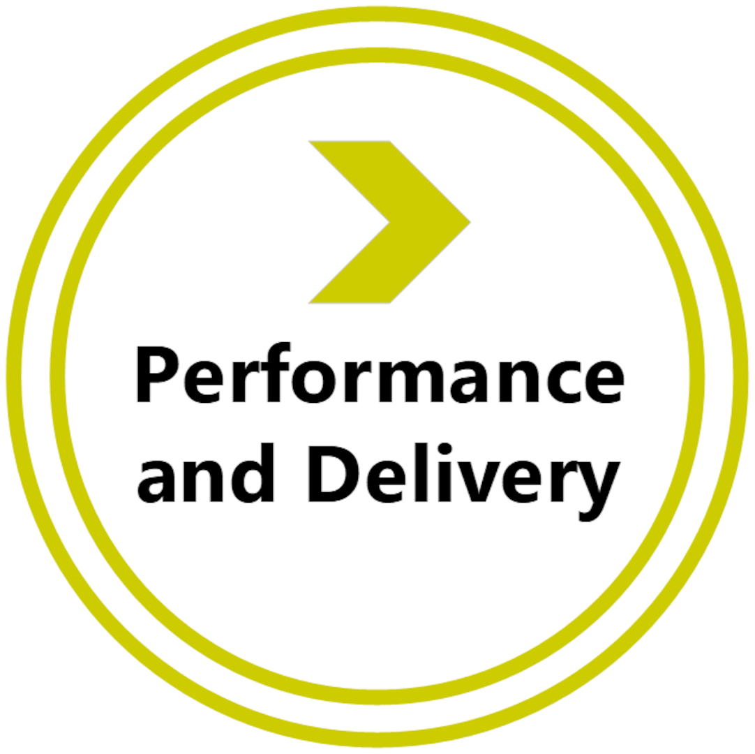 Chevron over Performance and Delivery