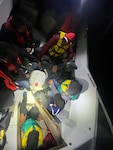The crew of the Coast Guard Cutter Petrel interdict 15 aliens aboard a 20-foot cuddy cabin style vessel approximately ten miles northwest of Point Loma, California, April 30, 2025. The aliens aboard the 20-foot cuddy cabin consisted of 11 adult males and four adult females all claiming Mexican nationality. (U.S. Coast Guard photo, courtesy)