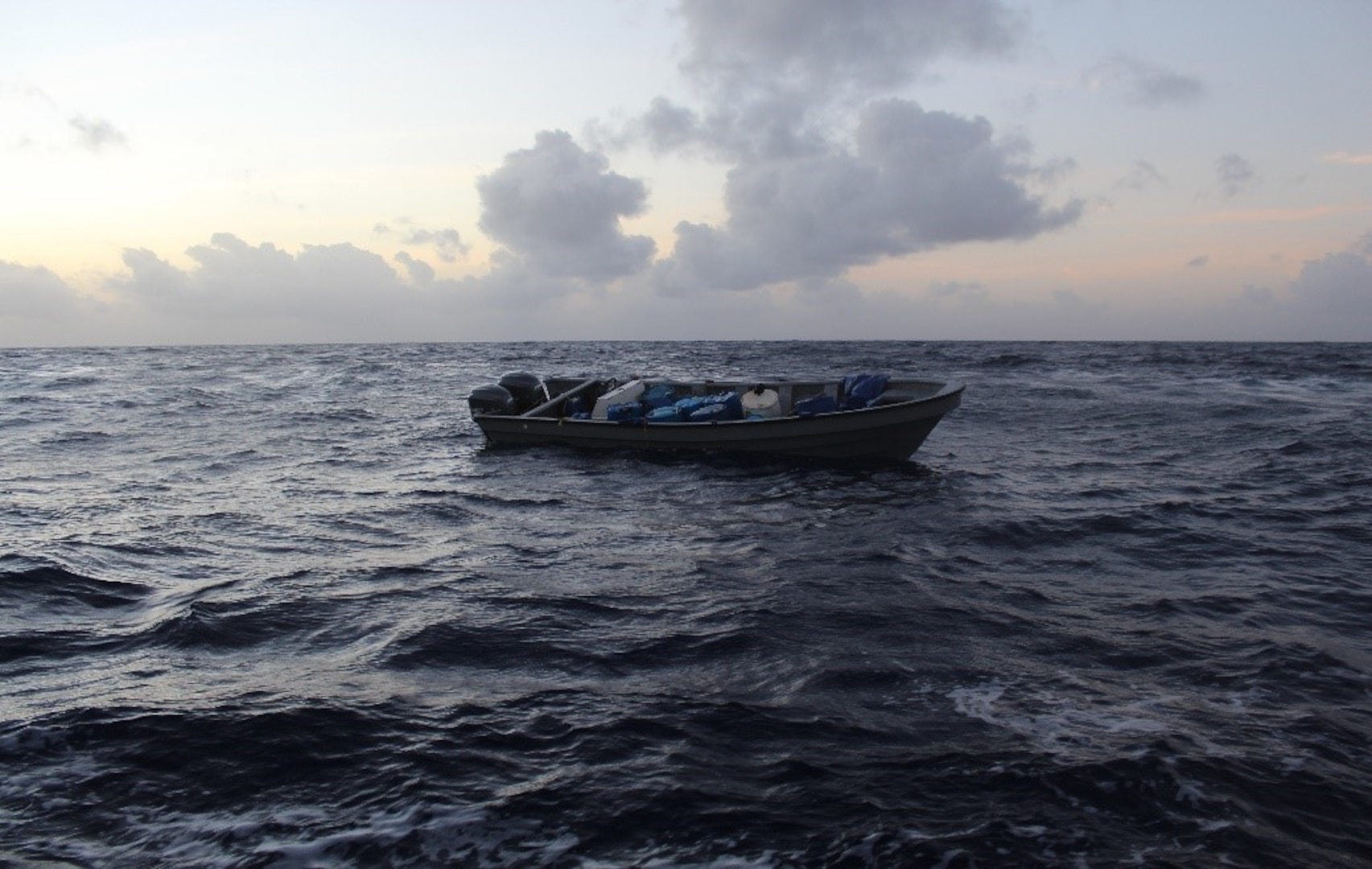The Freedom-variant littoral combat ship USS Minneapolis-Saint Paul (LCS 21) and embarked U.S. Coast Guard Law Enforcement Detachment (LEDET) 406, seize approximately 580kgs of cocaine and 764 lbs. of marijuana while conducting counter-narcotics operations, April 12, 2025. Minneapolis-Saint Paul is deployed to the U.S. 4th Fleet area of operations to support Joint Interagency Task Force South’s mission, which includes counter-illicit drug trafficking missions in the Caribbean and Eastern Pacific. (U.S. Navy photo/Released)