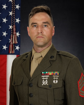 Portrait of Gunnery Sergeant Gabriel A. Filkins 
