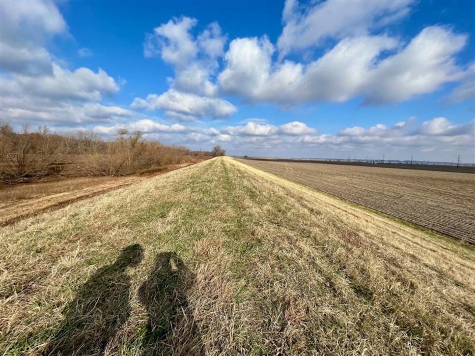 St. Louis District levee during a levee inspection