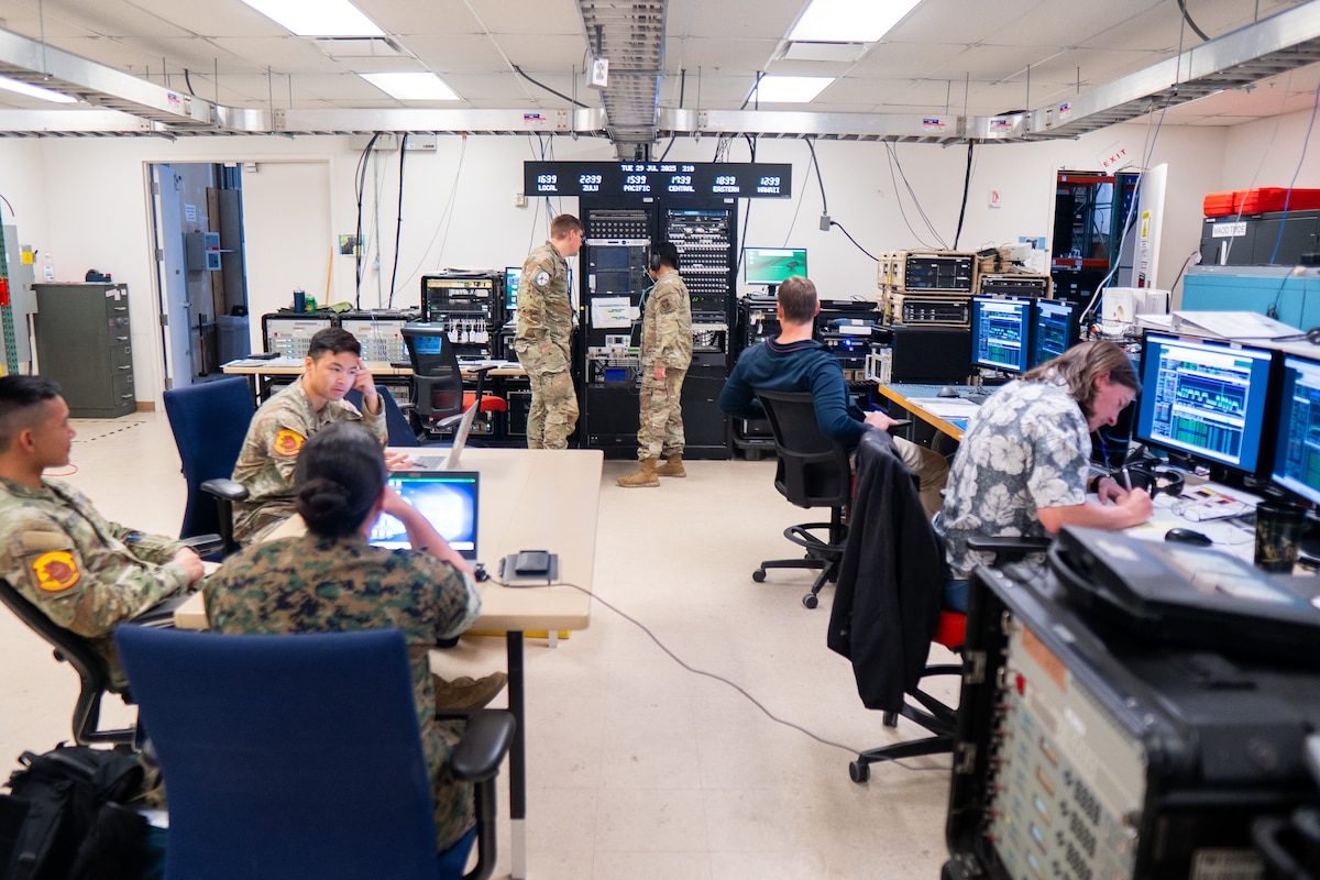 Military and civilian members conduct range and aggressor activities.