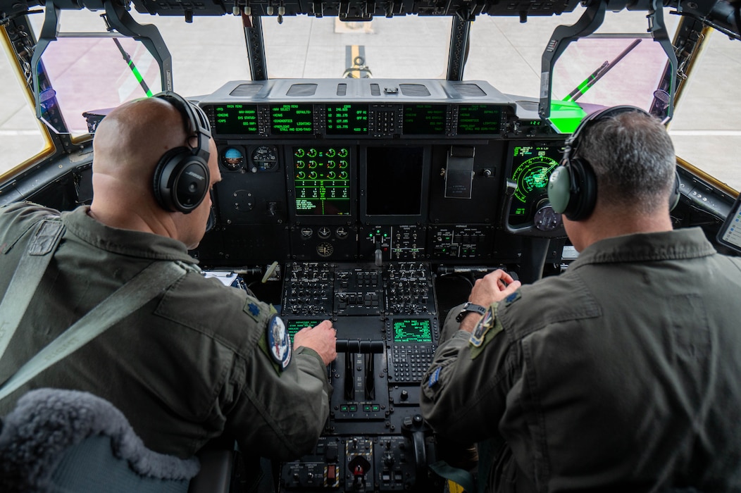 U.S. Air Force C-130J Super Hercules pilots