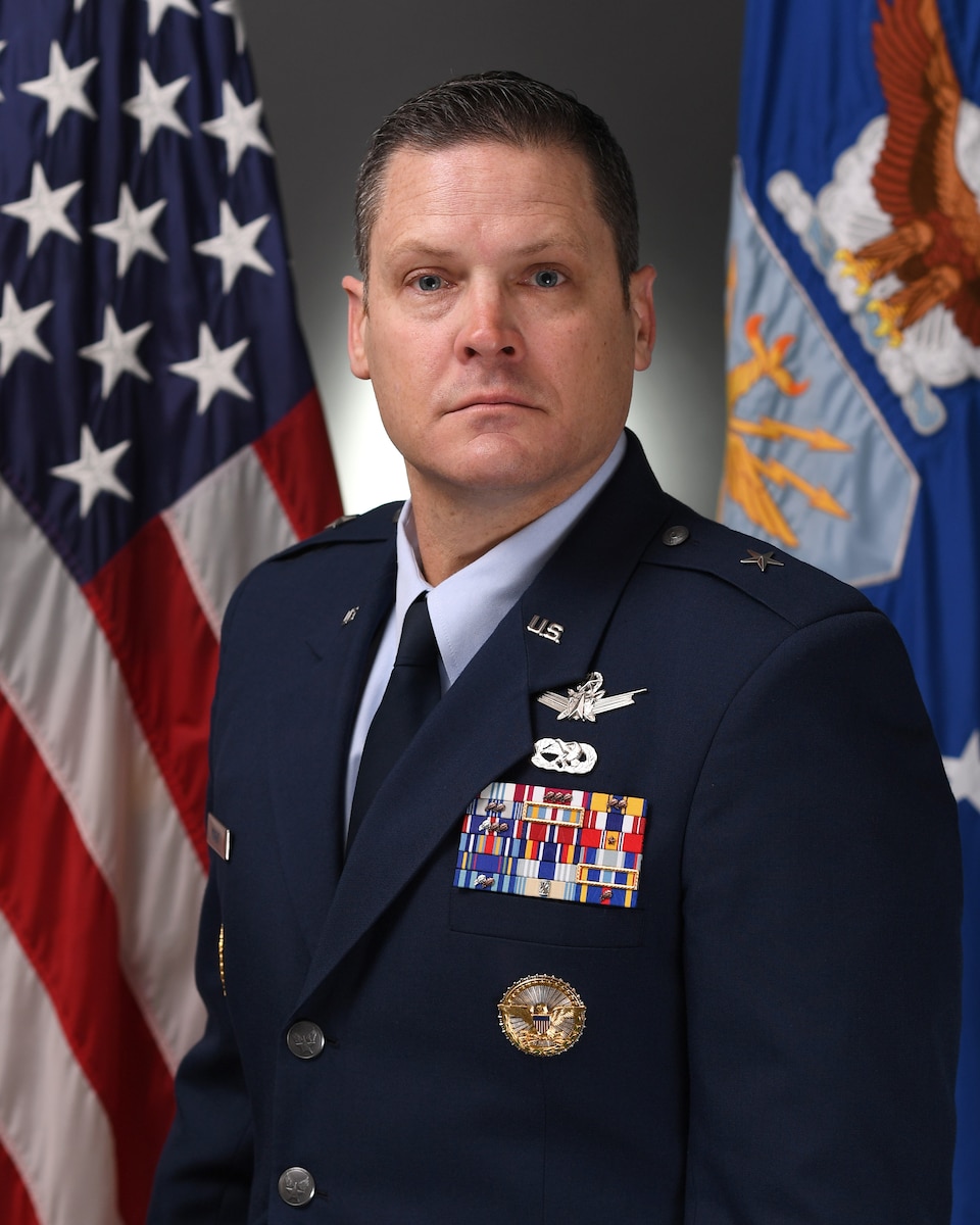 Brig. Gen. Jason Knight GO BIO  (U.S. Air Force photo by SSgt. Stuart Bright)